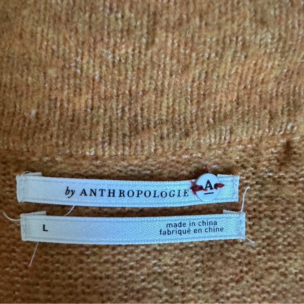 Anthropologie Marigold V-Neck Sweater – Size Large - Picture 5 of 7